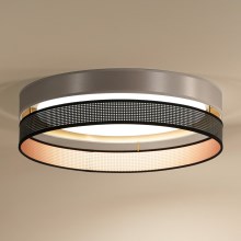 Duolla - LED lubinis šviestuvas ROLLER DUO SHINY LED/24W/230V sidabras/juoda