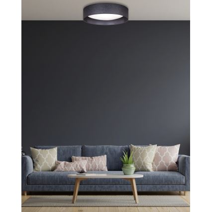 Duolla - LED lubinis šviestuvas ROLLER LED/24W/230V diametras 45 cm antracitas