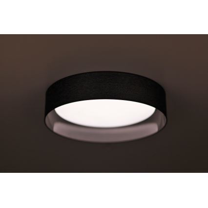 Duolla - LED lubinis šviestuvas ROLLER LED/24W/230V diametras 45 cm antracitas