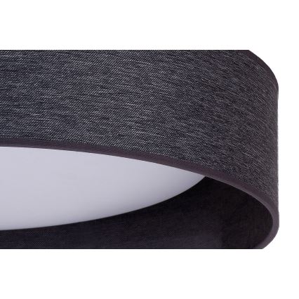 Duolla - LED lubinis šviestuvas ROLLER LED/24W/230V diametras 45 cm antracitas