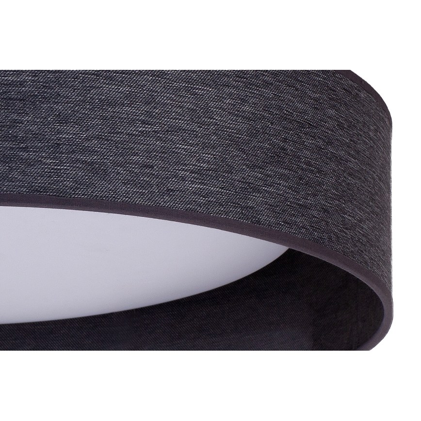 Duolla - LED lubinis šviestuvas ROLLER LED/24W/230V diametras 45 cm antracitas