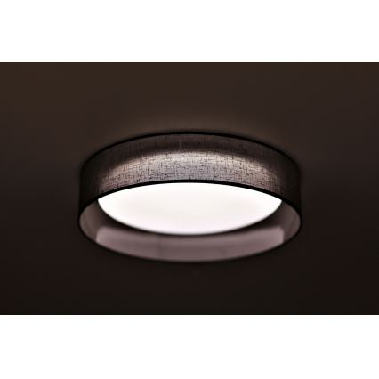 Duolla - LED lubinis šviestuvas ROLLER LED/24W/230V diametras 45 cm antracitas