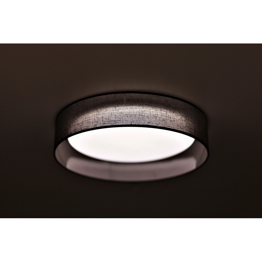 Duolla - LED lubinis šviestuvas ROLLER LED/24W/230V diametras 45 cm antracitas