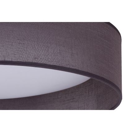 Duolla - LED lubinis šviestuvas ROLLER LED/24W/230V diametras 45 cm antracitas
