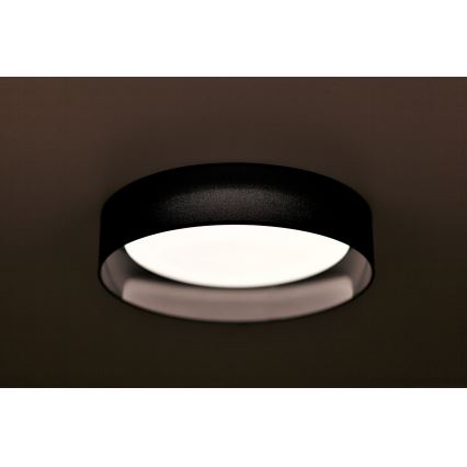Duolla - LED lubinis šviestuvas ROLLER LED/24W/230V diametras 45 cm juoda