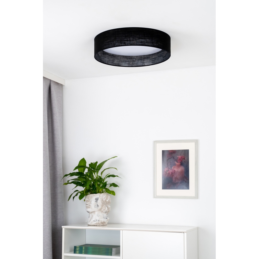 Duolla - LED lubinis šviestuvas ROLLER LED/24W/230V diametras 45 cm juoda