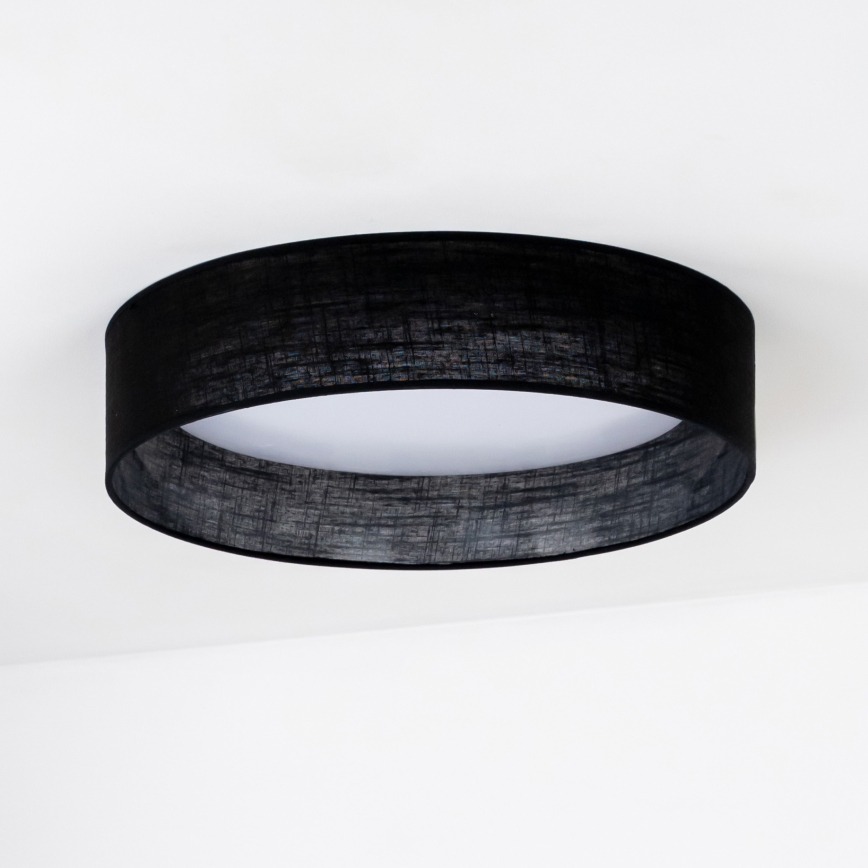 Duolla - LED lubinis šviestuvas ROLLER LED/24W/230V diametras 45 cm juoda