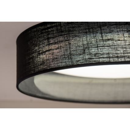 Duolla - LED lubinis šviestuvas ROLLER LED/24W/230V diametras 45 cm juoda