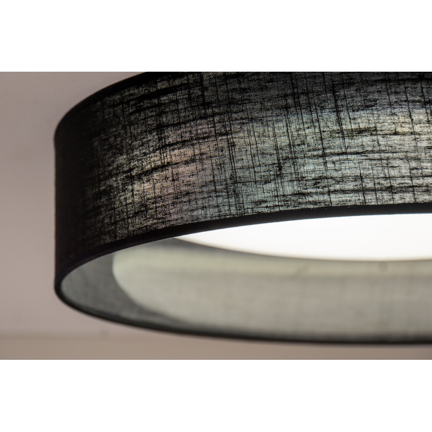 Duolla - LED lubinis šviestuvas ROLLER LED/24W/230V diametras 45 cm juoda