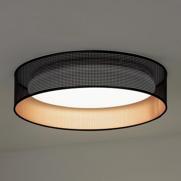 Duolla - LED lubinis šviestuvas ROLLER LED/24W/230V diametras 45 cm juoda/varis