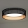 Duolla - LED lubinis šviestuvas ROLLER LED/24W/230V diametras 45 cm juoda/varis