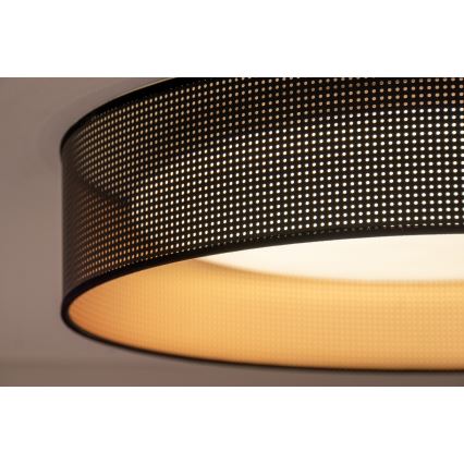Duolla - LED lubinis šviestuvas ROLLER LED/24W/230V diametras 45 cm juoda/varis