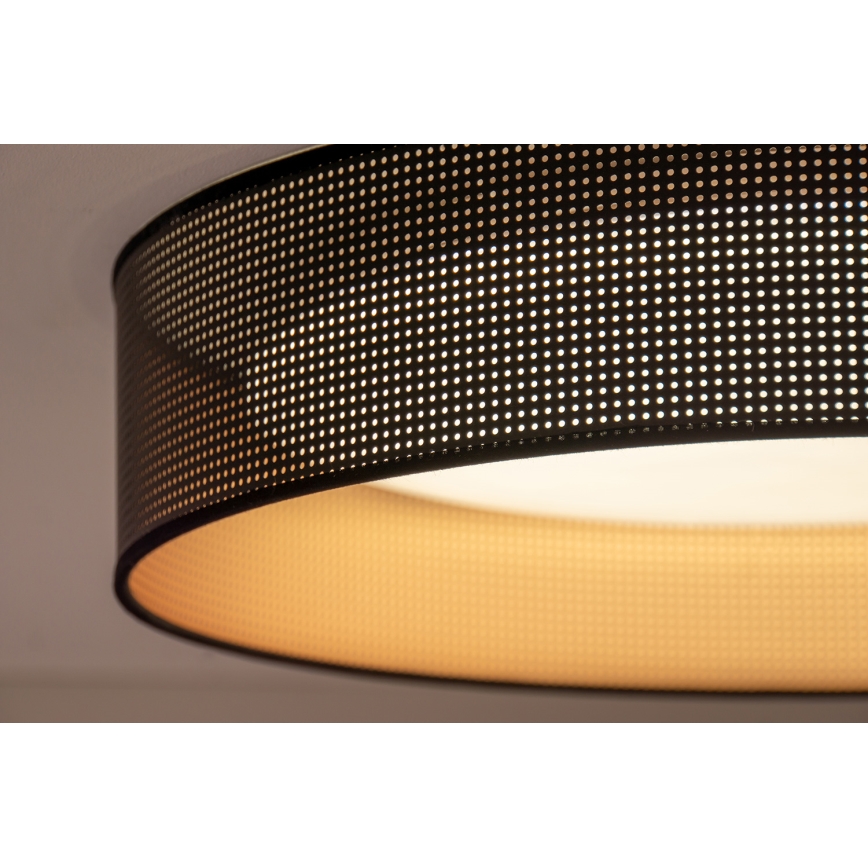 Duolla - LED lubinis šviestuvas ROLLER LED/24W/230V diametras 45 cm juoda/varis
