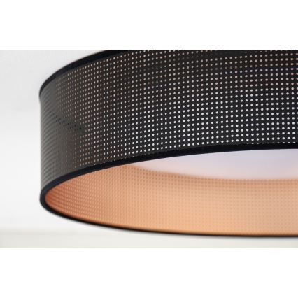 Duolla - LED lubinis šviestuvas ROLLER LED/24W/230V diametras 45 cm juoda/varis