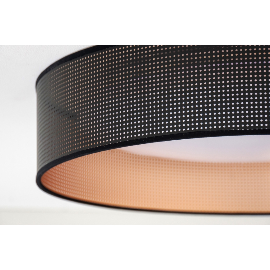 Duolla - LED lubinis šviestuvas ROLLER LED/24W/230V diametras 45 cm juoda/varis