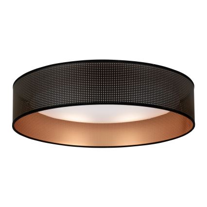 Duolla - LED lubinis šviestuvas ROLLER LED/24W/230V diametras 45 cm juoda/varis