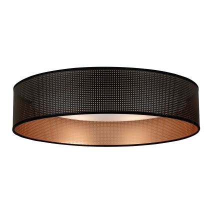 Duolla - LED lubinis šviestuvas ROLLER LED/24W/230V diametras 45 cm juoda/varis