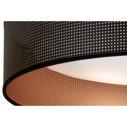 Duolla - LED lubinis šviestuvas ROLLER LED/24W/230V diametras 45 cm juoda/varis