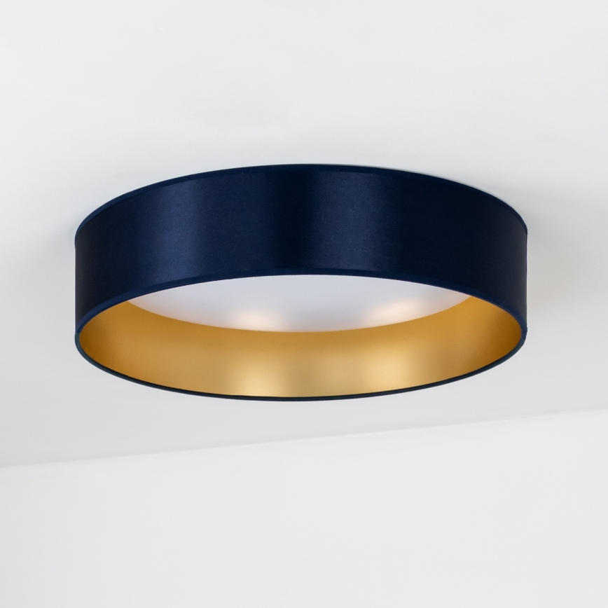 Duolla - LED lubinis šviestuvas ROLLER LED/24W/230V diametras 45 cm mėlyna/auksas