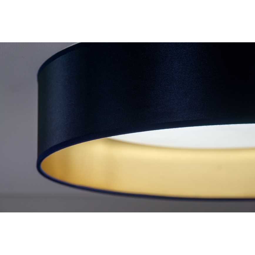 Duolla - LED lubinis šviestuvas ROLLER LED/24W/230V diametras 45 cm mėlyna/auksas