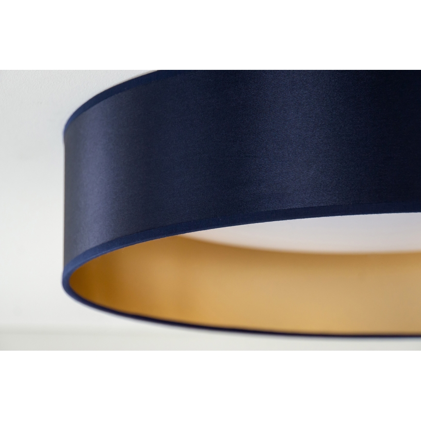 Duolla - LED lubinis šviestuvas ROLLER LED/24W/230V diametras 45 cm mėlyna/auksas