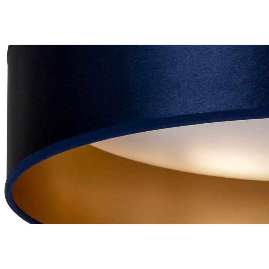 Duolla - LED lubinis šviestuvas ROLLER LED/24W/230V diametras 45 cm mėlyna/auksas
