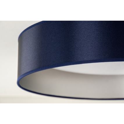Duolla - LED lubinis šviestuvas ROLLER LED/24W/230V diametras 45 cm mėlyna/sidabras