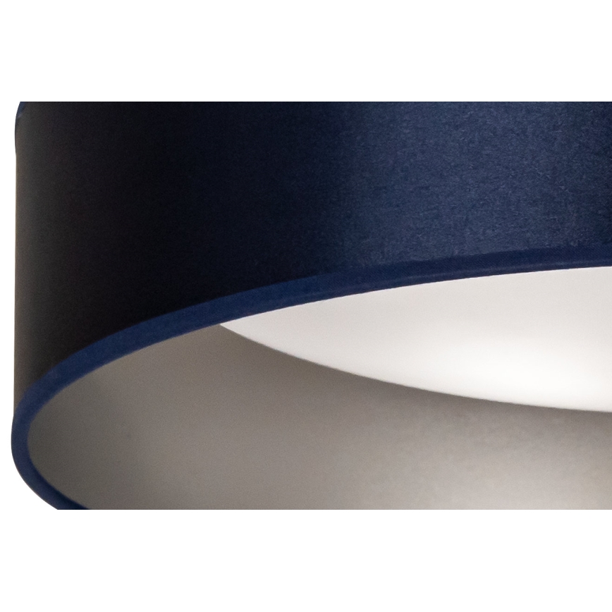 Duolla - LED lubinis šviestuvas ROLLER LED/24W/230V diametras 45 cm mėlyna/sidabras
