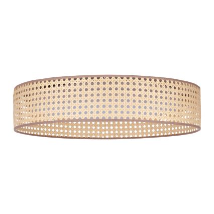 Duolla - LED lubinis šviestuvas ROLLER LED/24W/230V diametras 45 cm rotangas