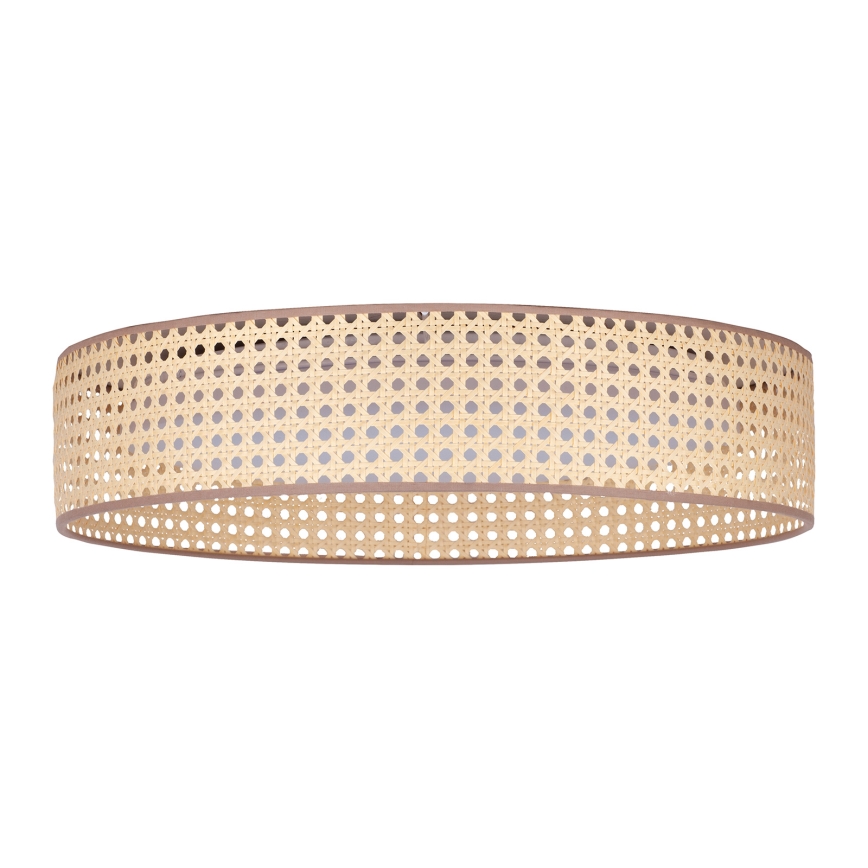 Duolla - LED lubinis šviestuvas ROLLER LED/24W/230V diametras 45 cm rotangas