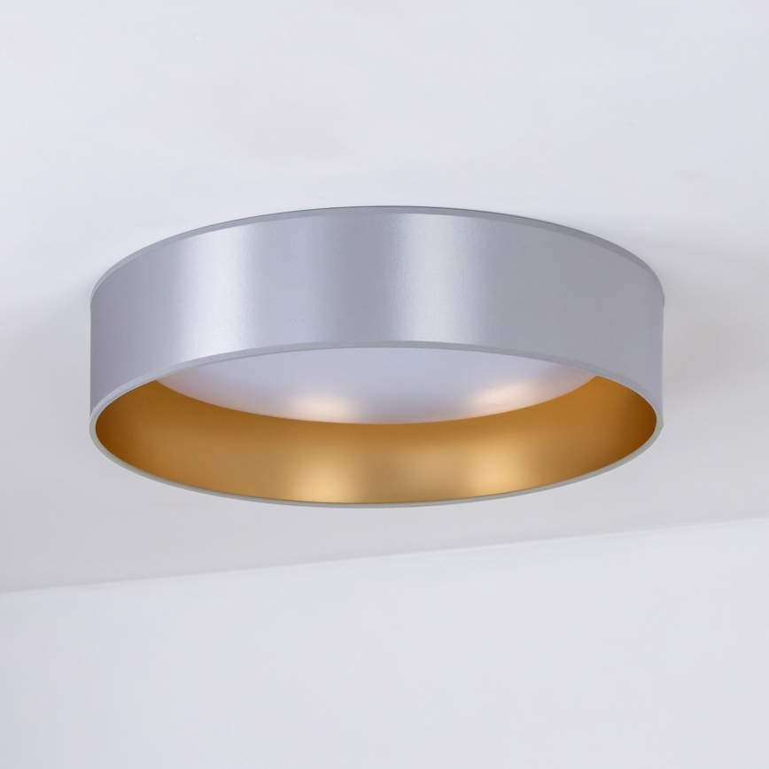 Duolla - LED lubinis šviestuvas ROLLER LED/24W/230V diametras 45 cm sidabras/auksas