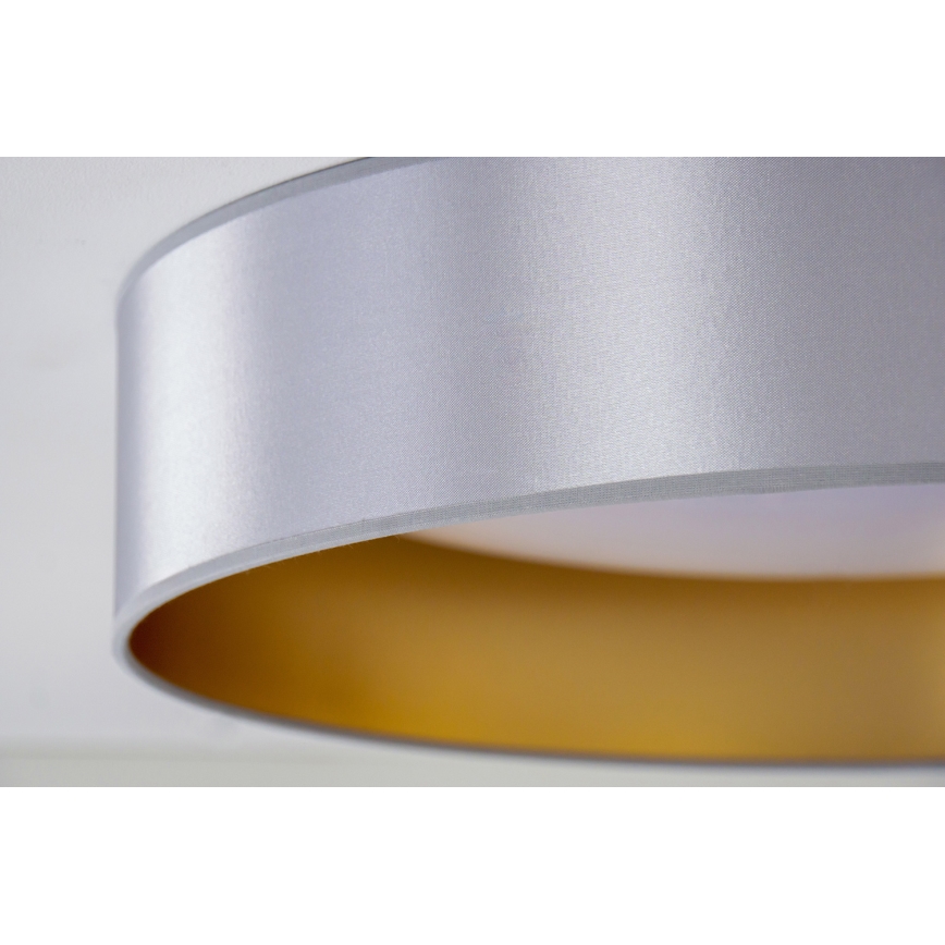 Duolla - LED lubinis šviestuvas ROLLER LED/24W/230V diametras 45 cm sidabras/auksas