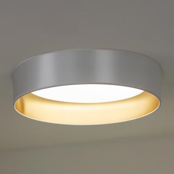 Duolla - LED lubinis šviestuvas ROLLER LED/24W/230V diametras 45 cm sidabras/auksas