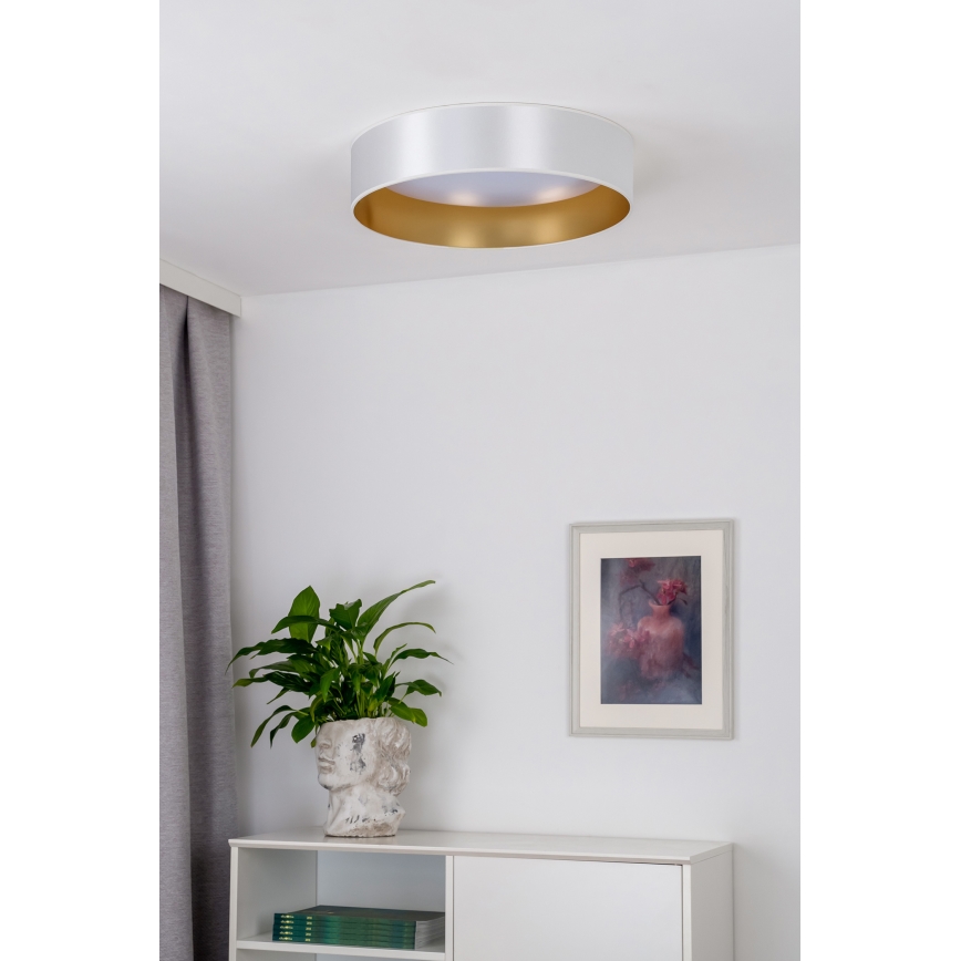 Duolla - LED lubinis šviestuvas ROLLER LED/24W/230V diametras 45 cm sidabras/auksas