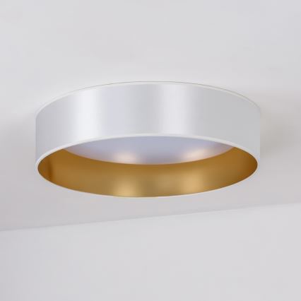 Duolla - LED lubinis šviestuvas ROLLER LED/24W/230V diametras 45 cm sidabras/auksas