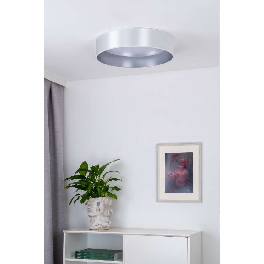 Duolla - LED lubinis šviestuvas ROLLER LED/24W/230V diametras 45 cm sidabras