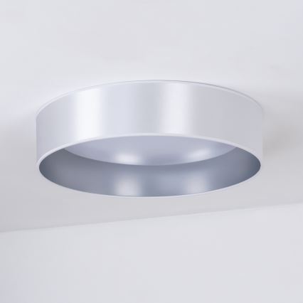 Duolla - LED lubinis šviestuvas ROLLER LED/24W/230V diametras 45 cm sidabras