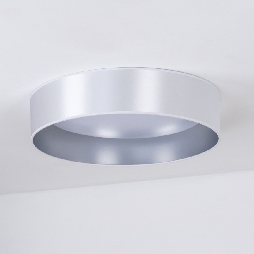 Duolla - LED lubinis šviestuvas ROLLER LED/24W/230V diametras 45 cm sidabras