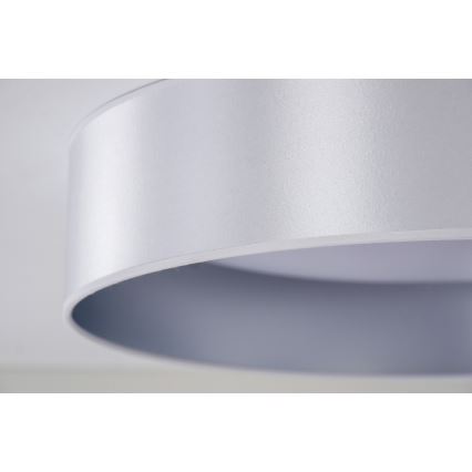 Duolla - LED lubinis šviestuvas ROLLER LED/24W/230V diametras 45 cm sidabras