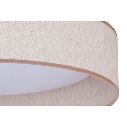 Duolla - LED lubinis šviestuvas ROLLER LED/24W/230V diametras 45 cm smėlio spalva