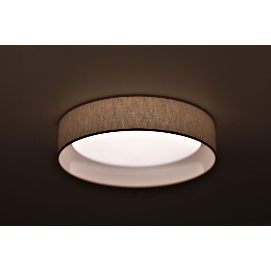 Duolla - LED lubinis šviestuvas ROLLER LED/24W/230V diametras 45 cm smėlio spalva