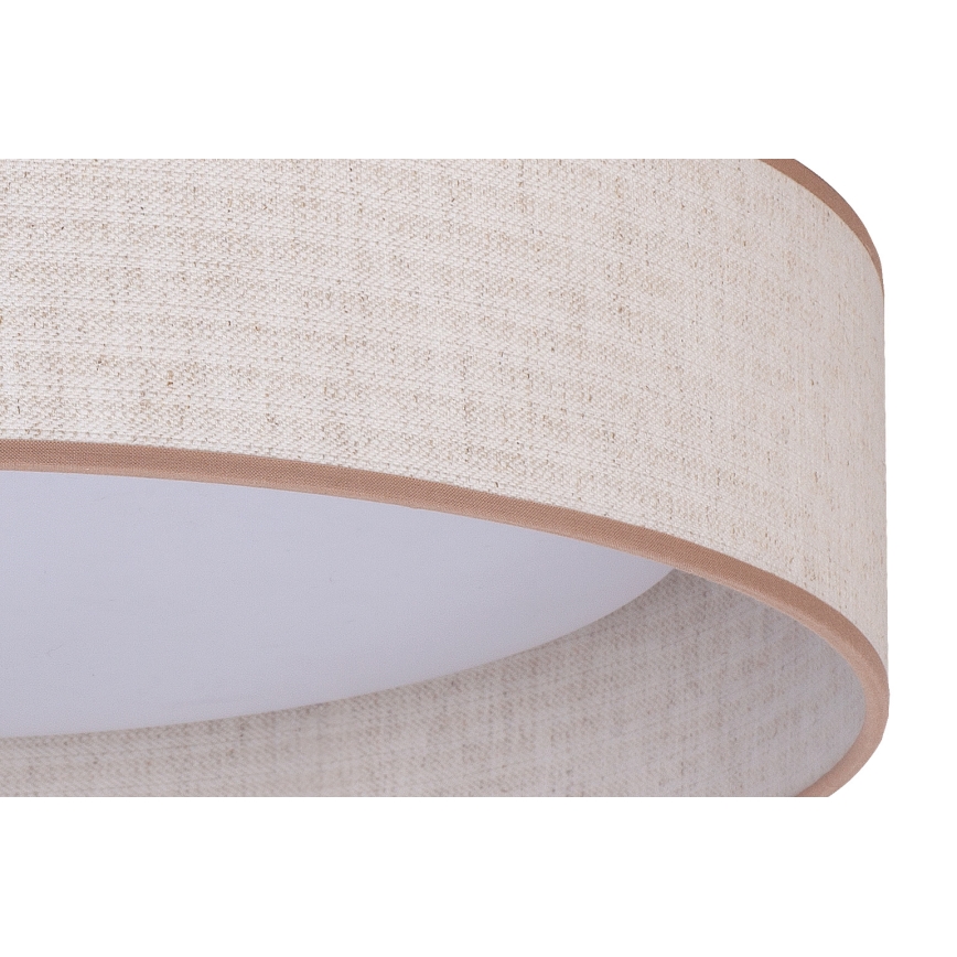 Duolla - LED lubinis šviestuvas ROLLER LED/24W/230V diametras 45 cm smėlio spalva