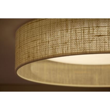 Duolla - LED lubinis šviestuvas ROLLER LED/24W/230V diametras 45 cm smėlio spalva
