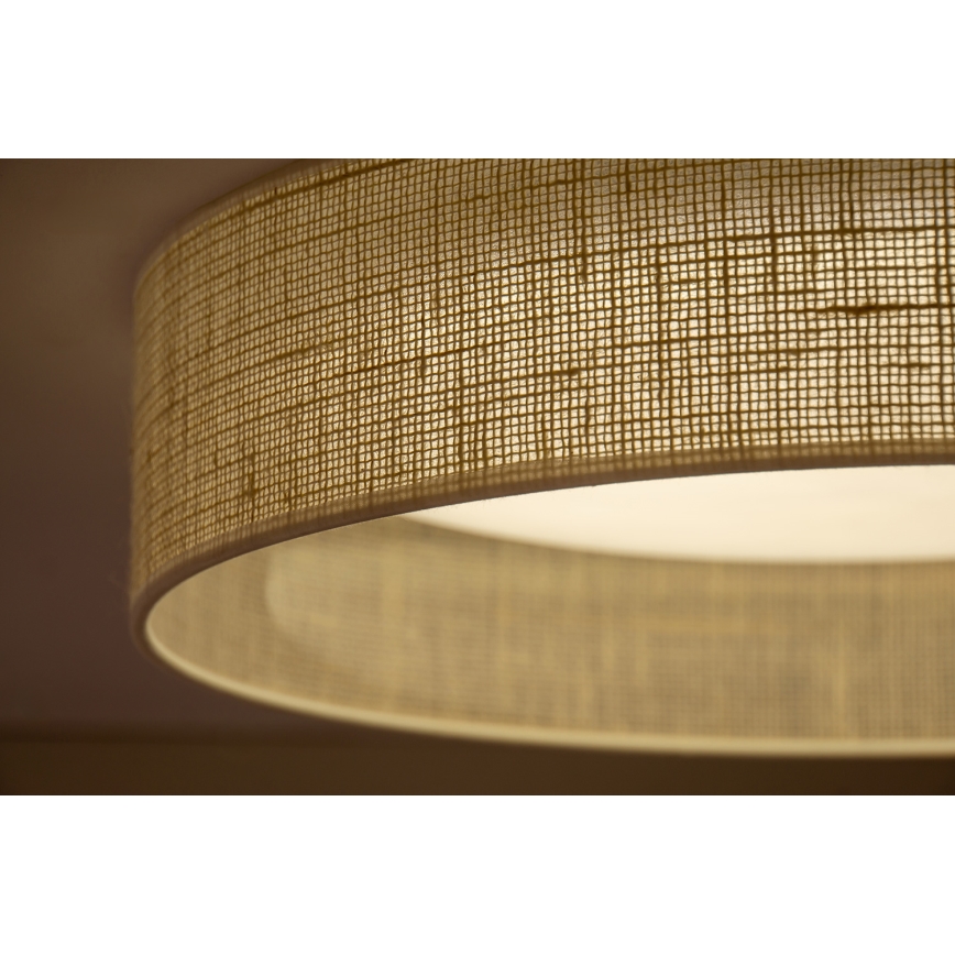 Duolla - LED lubinis šviestuvas ROLLER LED/24W/230V diametras 45 cm smėlio spalva