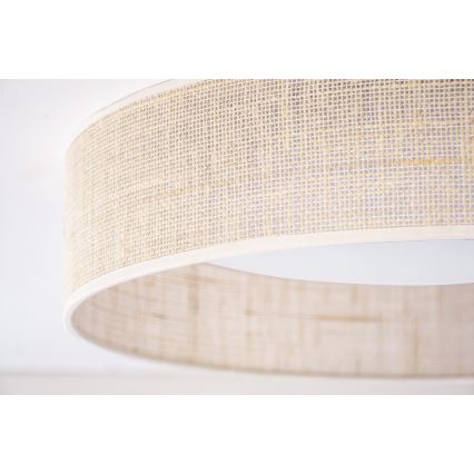 Duolla - LED lubinis šviestuvas ROLLER LED/24W/230V diametras 45 cm smėlio spalva