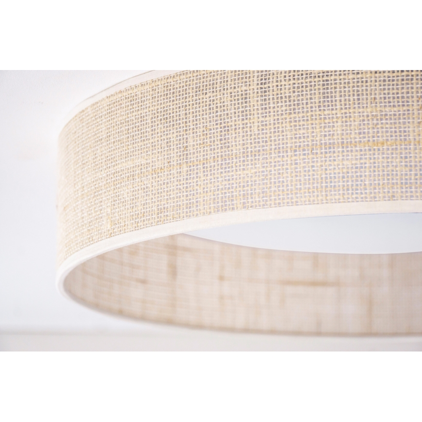 Duolla - LED lubinis šviestuvas ROLLER LED/24W/230V diametras 45 cm smėlio spalva