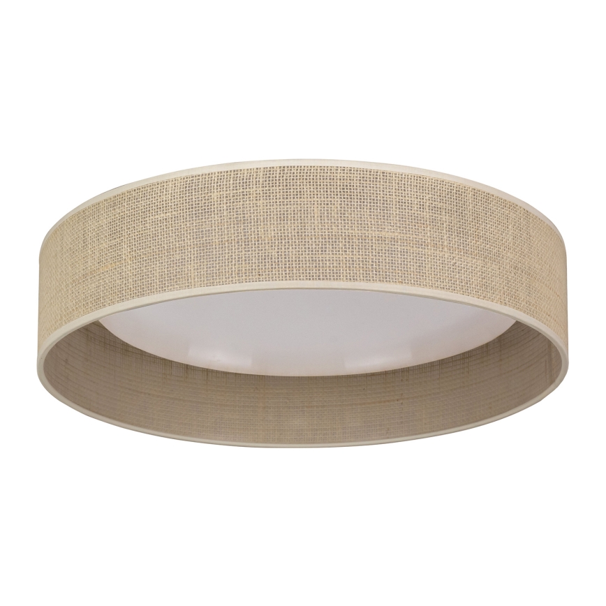 Duolla - LED lubinis šviestuvas ROLLER LED/24W/230V diametras 45 cm smėlio spalva