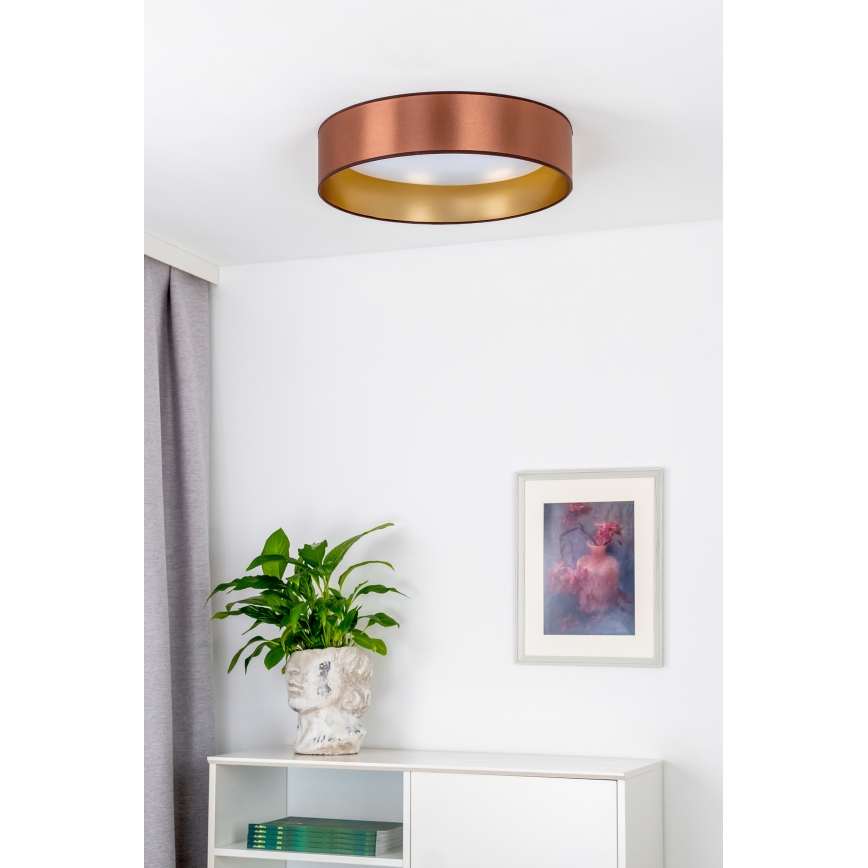 Duolla - LED lubinis šviestuvas ROLLER LED/24W/230V diametras 45 cm varis/auksas