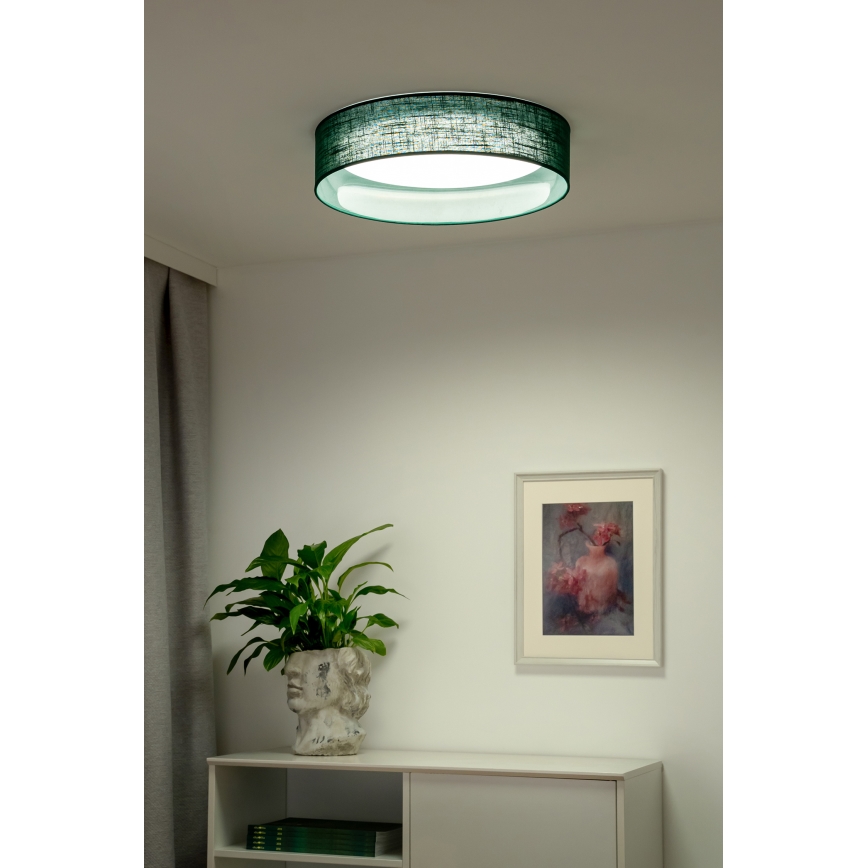 Duolla - LED lubinis šviestuvas ROLLER LED/24W/230V diametras 45 cm žalia