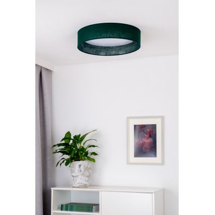 Duolla - LED lubinis šviestuvas ROLLER LED/24W/230V diametras 45 cm žalia